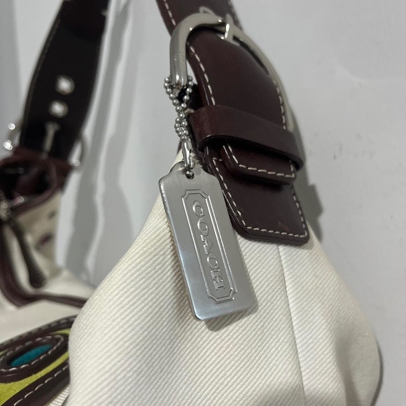 coach butterfly canvas extra large hobo soho rare 1 of a kind style 4992 - Picture 4 of 8